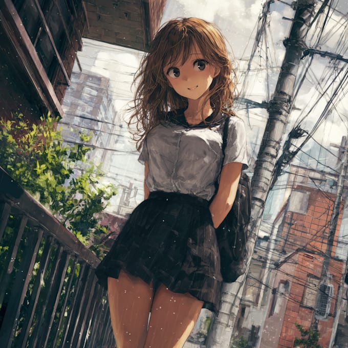 draw anime character illustration