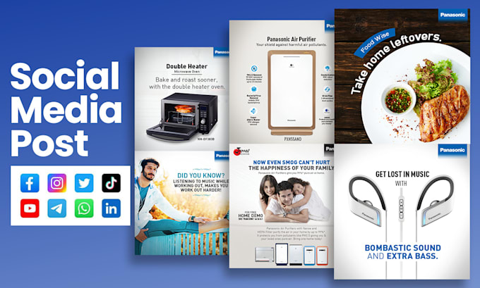 do professional social media post design
