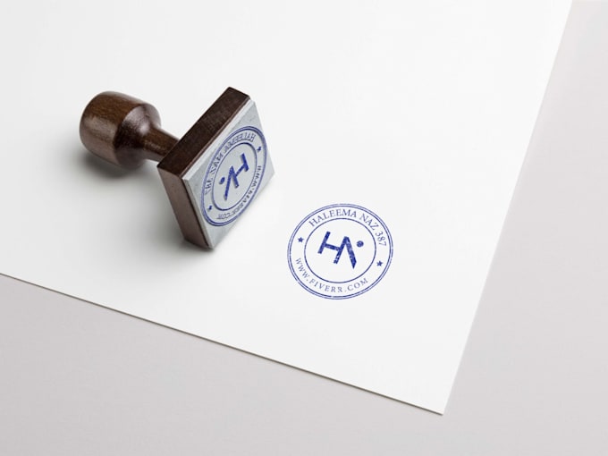 design your realistic stamp or seal logo asap