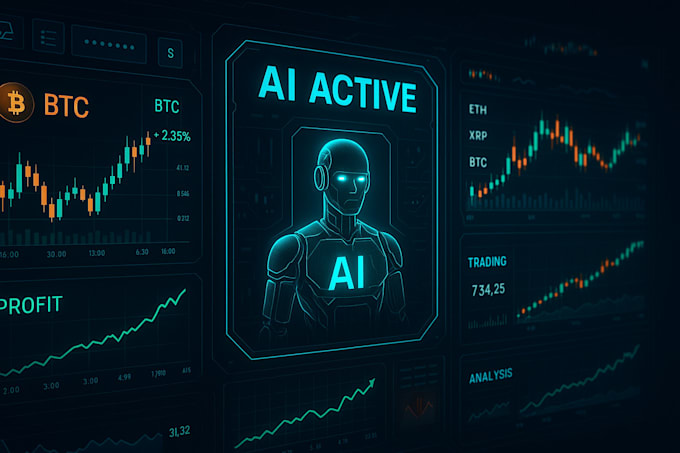 code an ai powered crypto trading bot, profitable trading bot