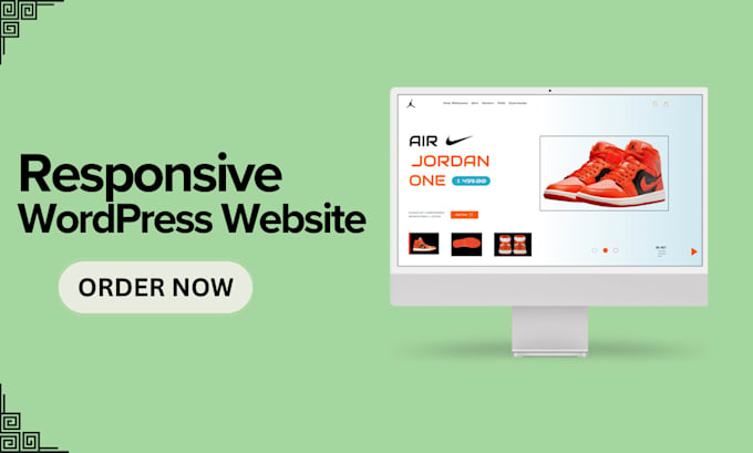 design a responsive wordpress site with elementor or brizy