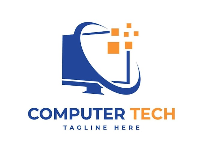 design beautiful computer logo with free revisions
