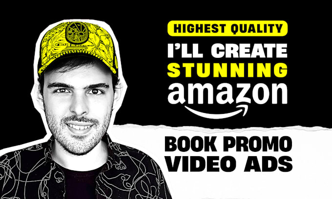 create amazon book video ads with pro motion graphics