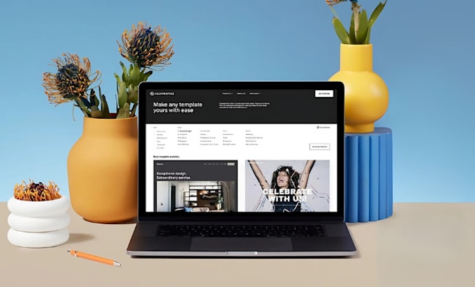 create squarespace website, modern squarespace design expert