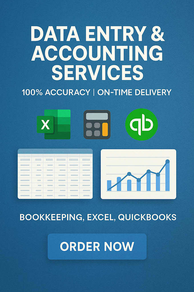 Do accurate data entry bookkeeping and accounting tasks by Aminmuhammad ...