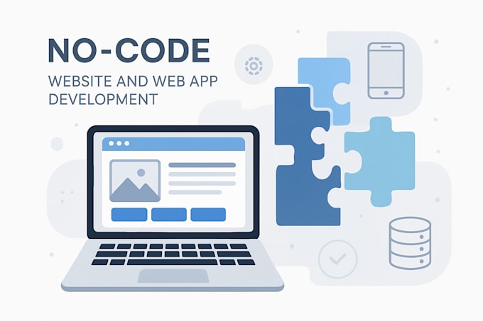 build a professional nocode website web app development
