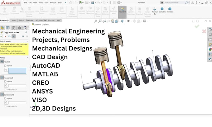 do mechanical engineering reports, projects, assignmen, and mechanical designs