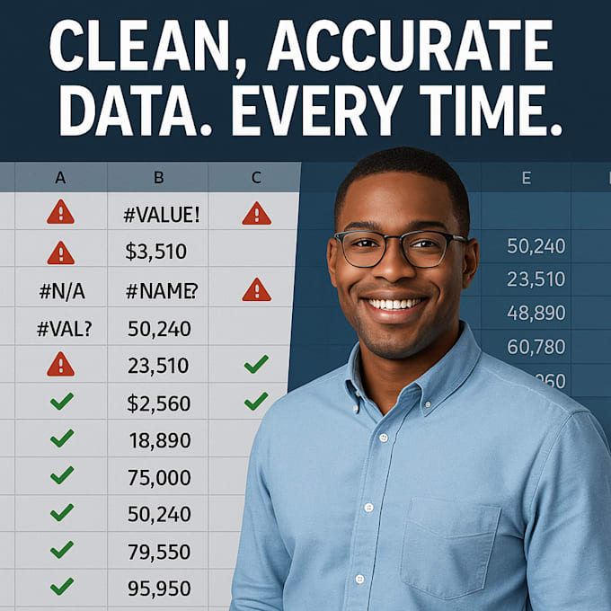 Clean, fix, and standardize your spreadsheets or csv data by Rashaad ...
