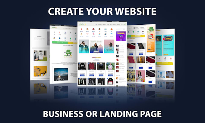 create your wordpress ecommerce website or business website