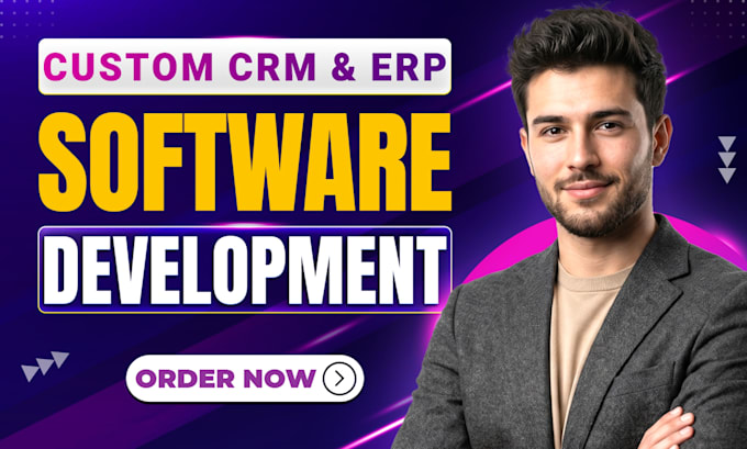 develop custom crm, erp, lms, saas web application as software developer