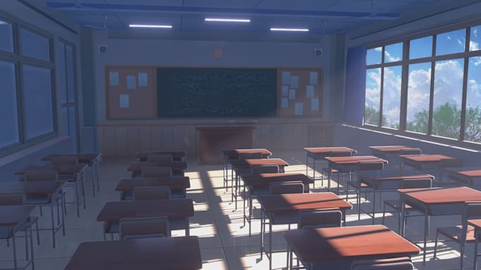 create stunning 3d anime style backgrounds for your project