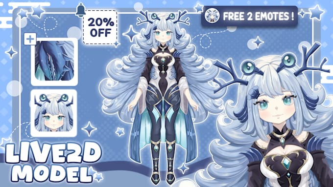 design rig pro live2d vtuber model vtuber rigging 3d vtuber avatar for streaming