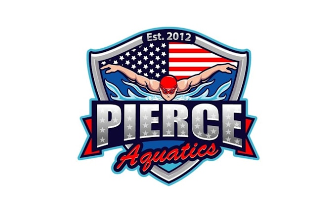 design awesome swim team logo