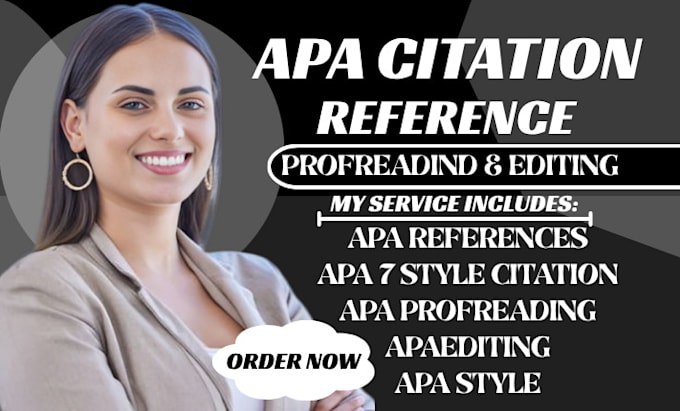 proofread edit and format your document in apa 7 citation style copy editing