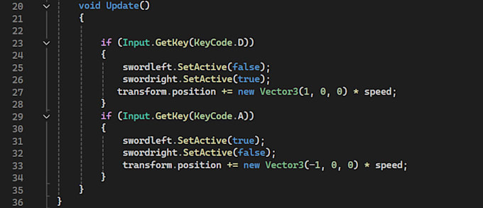 debug or create a script in csharp