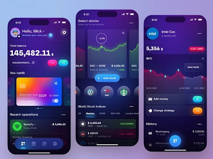 Develop fintech app neobank app payment app wallet app money transfer ...