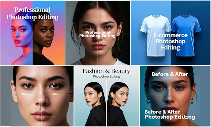 do professional photoshop editing, retouching and background removal