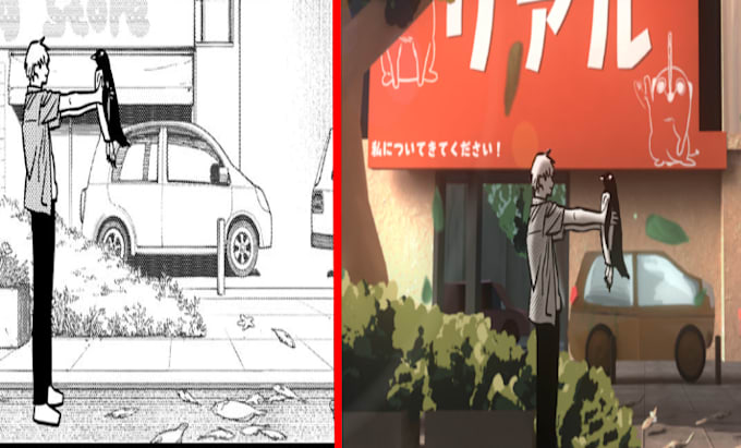 professionally edit and animate manga panels
