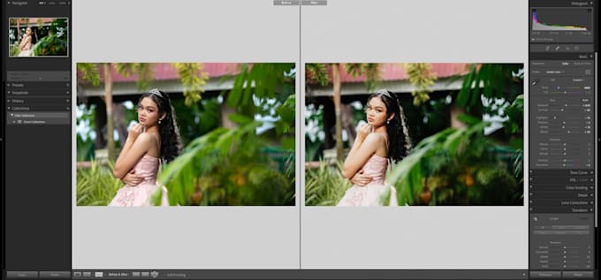 edit event photos on lightroom