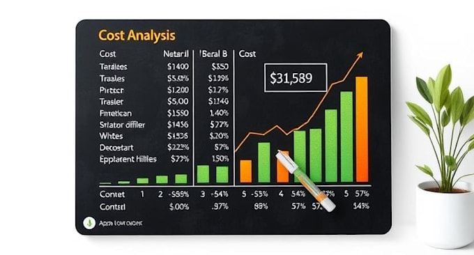 do cost estimating, invoicing, typing job, data analysis