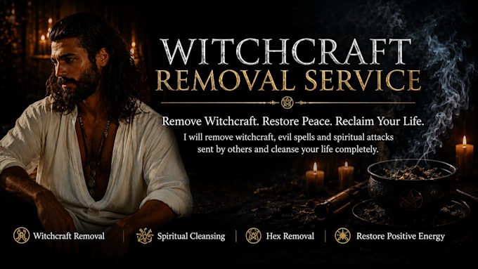 do a ritual to remove evil attachment, curses, and witchcraft