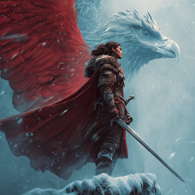 create an epic fantasy book cover