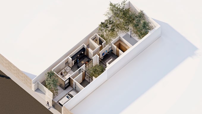Pre Rendered Isometric Do isometric rendering or animation for architecture by Darwinpuerto ...