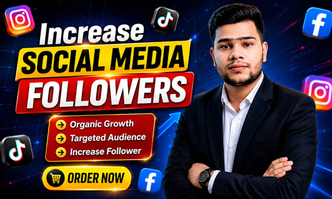 grow your increase social media followers to help lead and sales