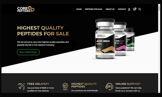 build peptide website supplement, nutraceutical store kratom store peptide store