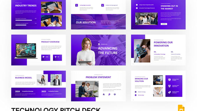 Design a technology startup pitch deck and saas presentation by Raphael ...