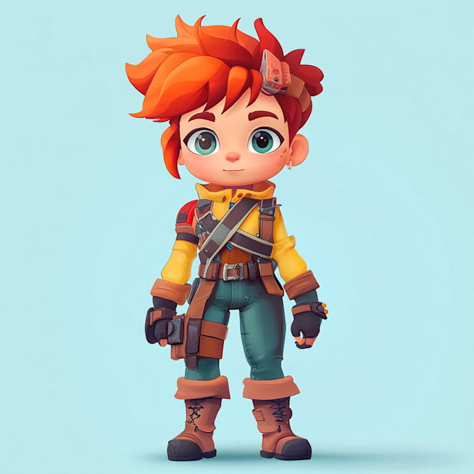 create simple 2d game characters