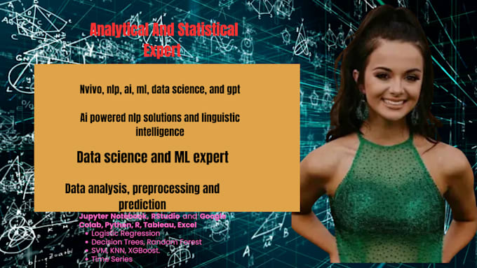 python data science and ml expert data analysis, preprocessing and predictions