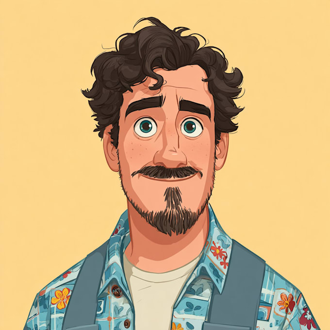 draw cute disney cartoon portrait
