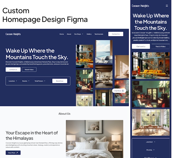 create figma website design, figma website responsive design uiux