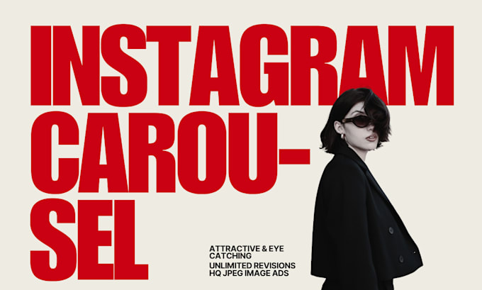 design a creative and attractive carousel post for your instagram