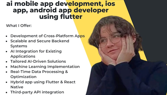 do ai mobile app development ios app, android apps developer using flutter