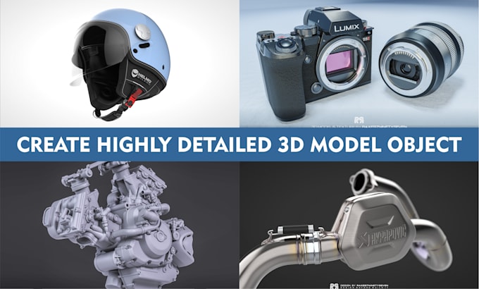 create a 3d model object low or highpoly in blender