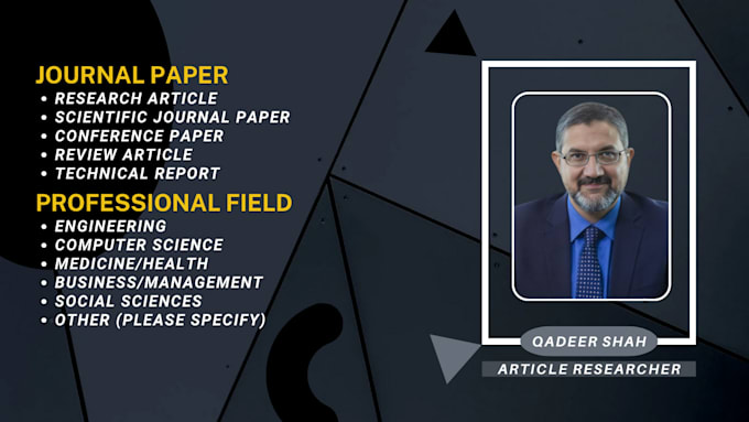 write articles, conference paper, scientific journal paper