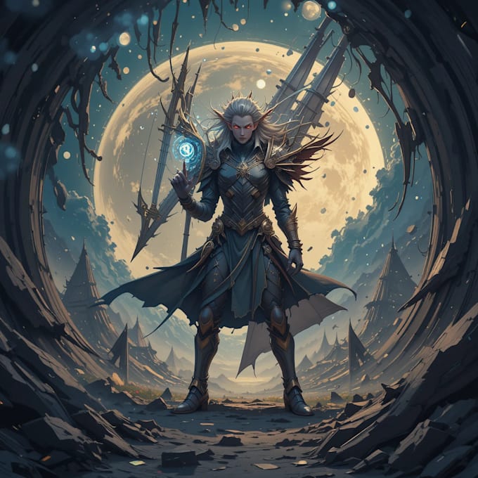 create realistic character and creature concept art