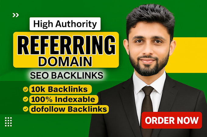 build referring domain backlinks for website ranking