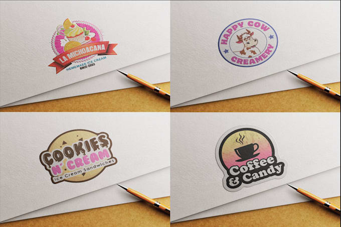 desserts, candy, cookies, bakery, drinks and juices logo