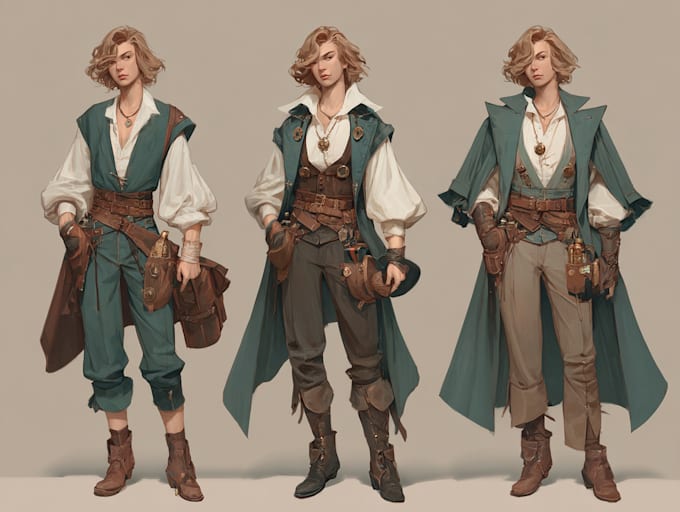draw d and d character according to your requirements