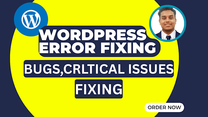 fix any wordpress errors critical issues and bugs