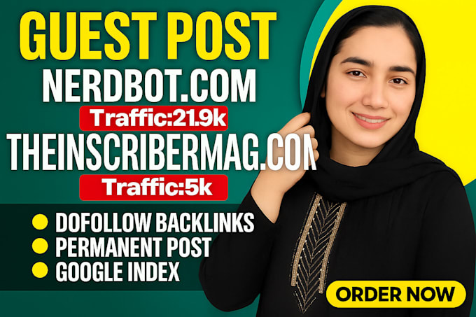 do guest post on theinscribermag,com and nerdbot,com
