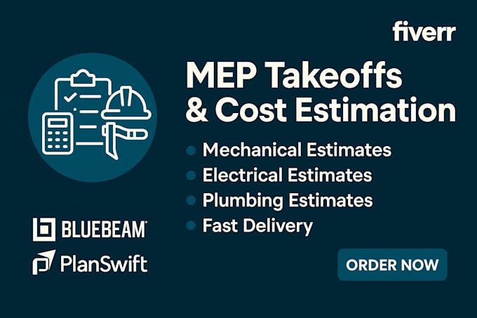 perform mep takeoffs and cost estimation