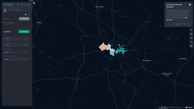 build an interactive web map using react js, mapbox or leaflet