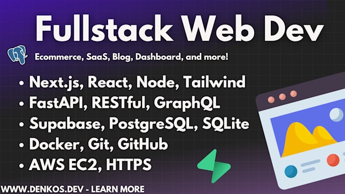 Develop your fullstack application by Dankosztyuk | Fiverr