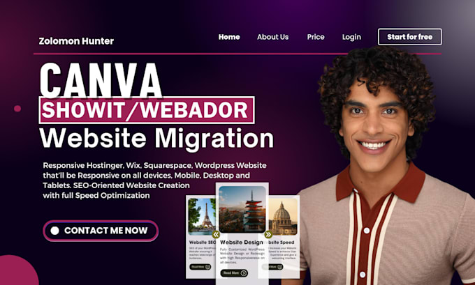 migrate canva wordpress hostinger website webador showit to wordpress website