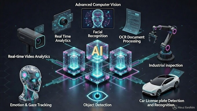 do ocr, text extraction, face recognition, anpr ,detection