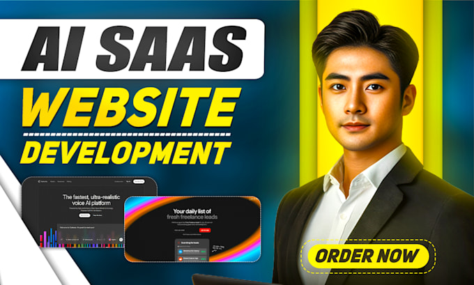Build high ranking ai saas website, ai chatbot and mobile app with ...